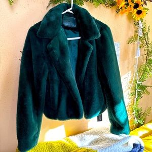 BLANK NYC faux fur coat